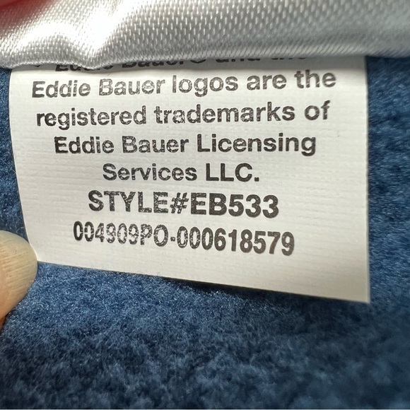 NWT EDDIE BAUER Women's Shaded Crosshatch Soft Shell Jacket Blue Size S - Picture 15 of 16